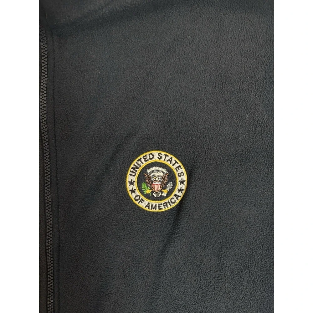 DIMCO‎ USA Fleece Jacket Men's XL Full Zip Embroidered United States VTG Travel